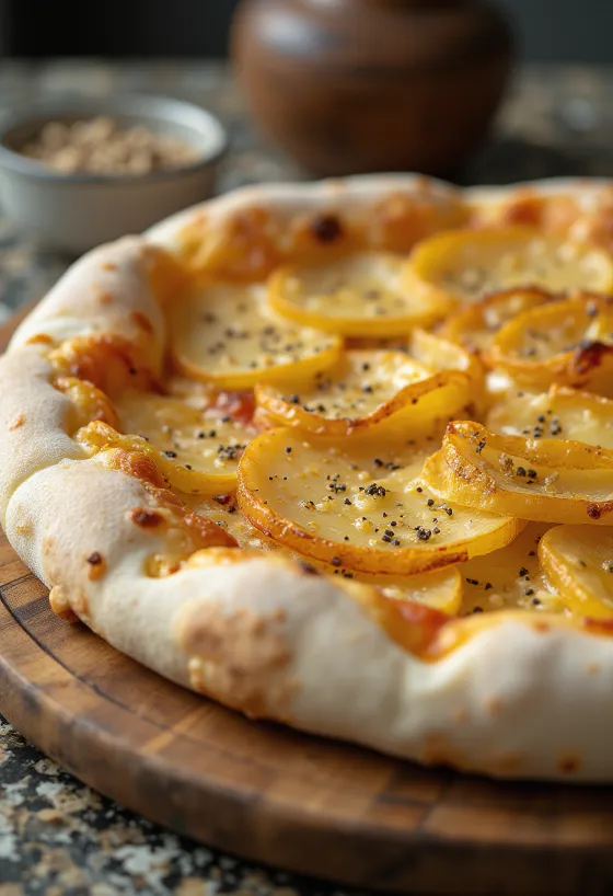 Pizza al Patate с картофи и сирене