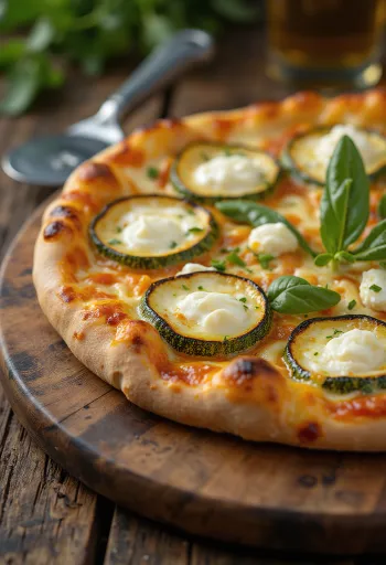 Pizza ai Fiori di Zucca с цветове от тиквички и рикота
