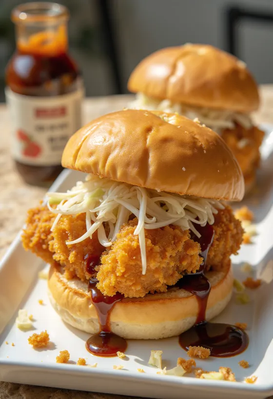 Katsu Chicken Bao с японско панирано пиле и сос тонкацу