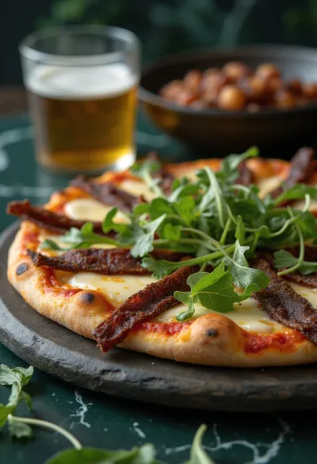 Pizza Sudafricana сервирана