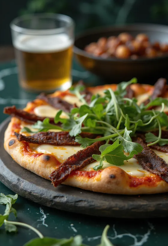 Pizza Sudafricana сервирана