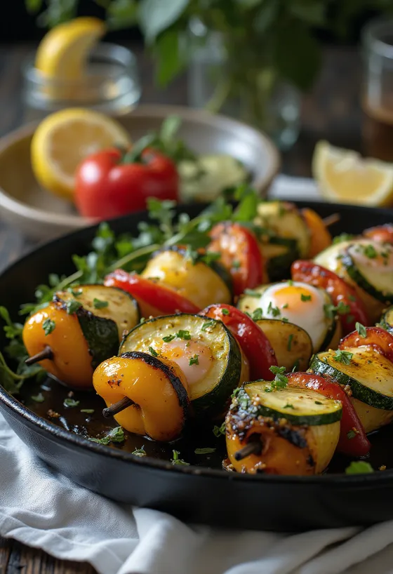 Sebzeli Kebab с гриловани зеленчуци