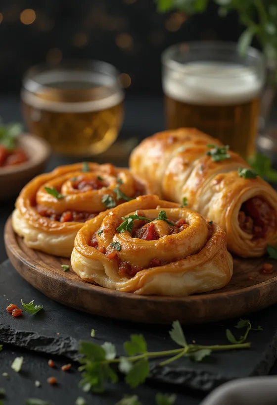 Бурек с чили и месо в хрупкави кори