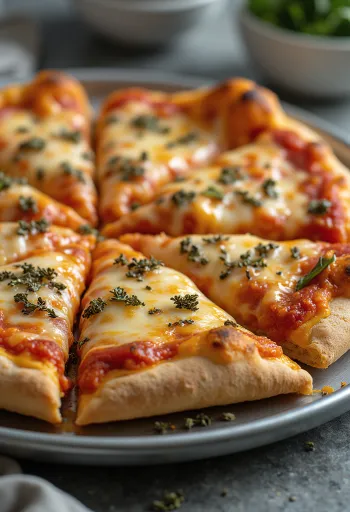 St. Louis Style Pizza с тънко тесто и сирене Провел