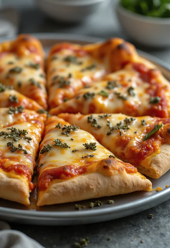 St. Louis Style Pizza с тънко тесто и сирене Провел