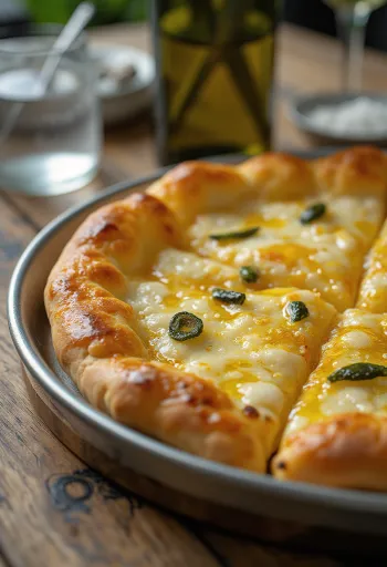 Pizza all’Olio с екстра върджин зехтин и пресни билки