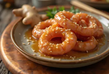 "Лап чонг" (Lạp xưởng) с мед, сервирано