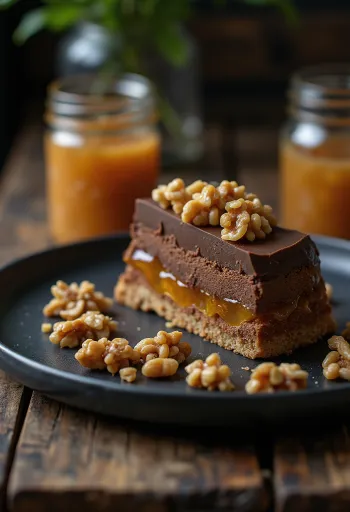 Мус торта Жербо в елегантно сервиране