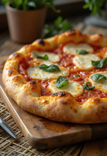 Pizza al Taglio с дебело тесто и сирене моцарела