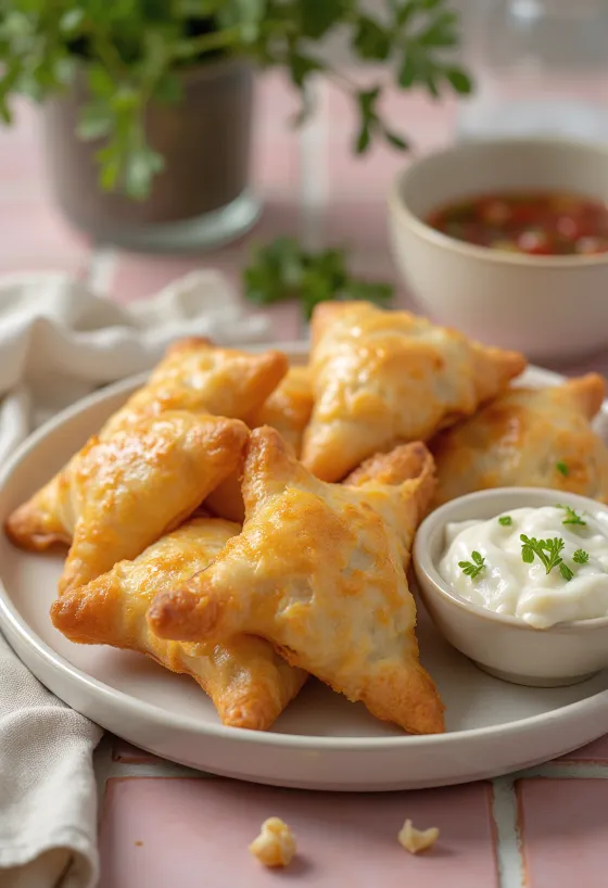 Кошиня с чеснов сос, бразилско ястие с хрупкава чеснова извара