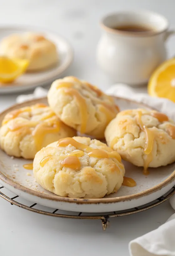 Nankhatai с вкус на бътърскоч, карамелена бисквита