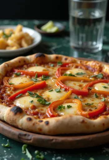 Pizza Chilena сервирана