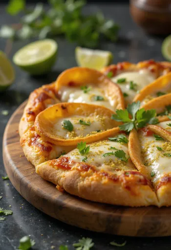 Pizza Costarricense сервирана