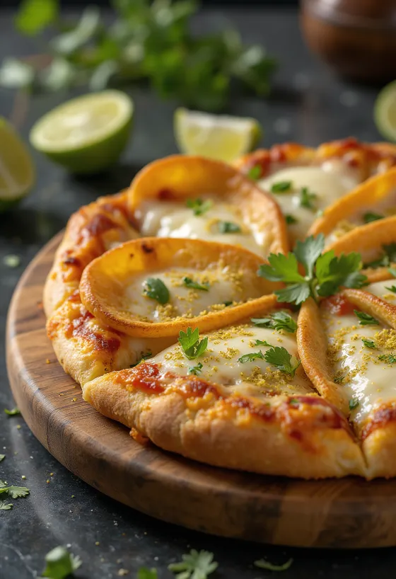 Pizza Costarricense сервирана