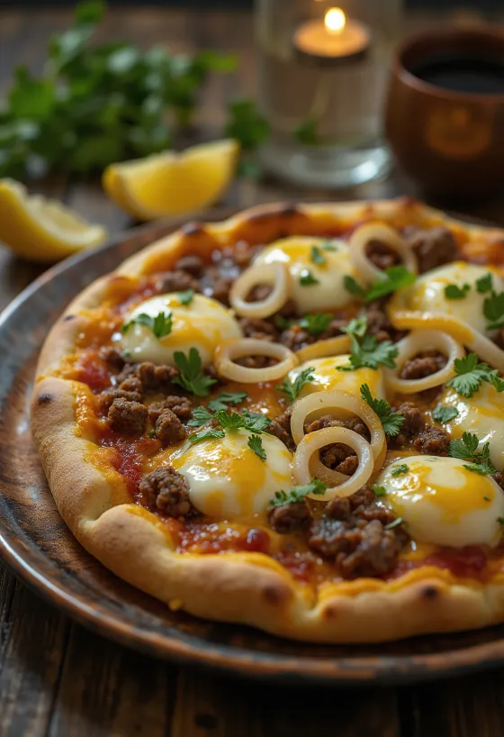 Сервирана Pizza Egiziana